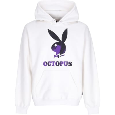 Herenhoodie Logo Hoodie X Playboy Wit