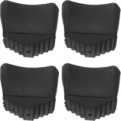 Laddervoeten - Antislip Covers - Veilig Klussen - Slijtvast Rubber - 5x4.5x3 cm - Zwart