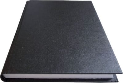 Schrift qbasic harde kaft a5 lijn 400blz zwart | 5 stuks