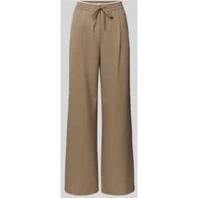 Stoffen broek met elastische band en tunnelkoord