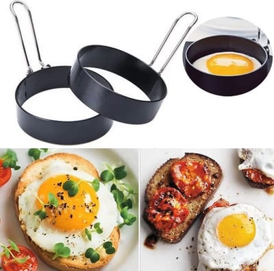 CHPN - Bakvormpje - Eiervorm - Bakvorm - Pancake vorm - Perfect rondje bakken - EI - Pancake - Rosti - 2stuks