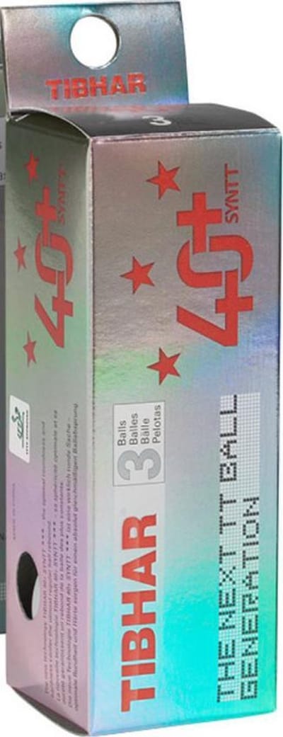 Tibhar Tafeltennisballen Competitie 3*** ster 40+ - SYNTT - 3 Ping Pong Ballen