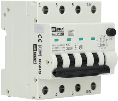 EMAT aardlekautomaat C20 300mA type A 4P (85006513)