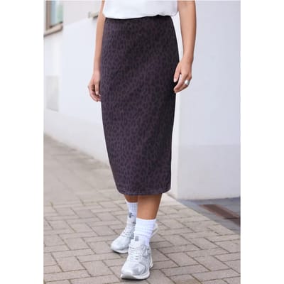 Midirok van mesh met patroon