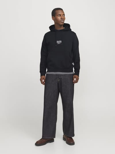 JACK&JONES - JJSTUDIOS LOGO SWEAT HOOD - Heren - Sweaters