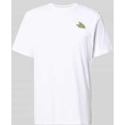 regular fit T-shirt met motiefprint op de achterkant
