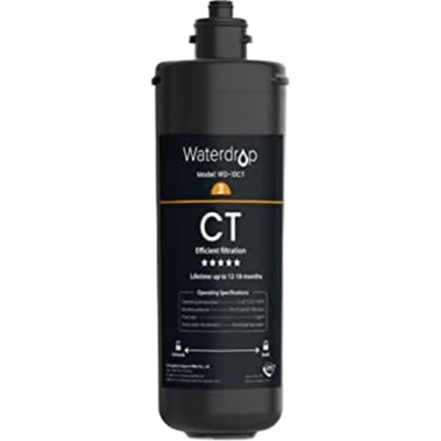 Waterdrop TSA Onder-Gootsteen Waterfiltersysteem, 3-Fase 0.5 Micron Drinkwaterfilter, NSF/ANSI 42 Gecertificeerd, Verwijdert 99,99% Lood, Chloor,