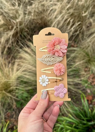 Haarspeldjes voor meisjes - Haaraccessoires meisjes - Haarspeldjes voor meisjes en baby's - Haarknipjes - Haarclips - handgemaakte haaraccessoires