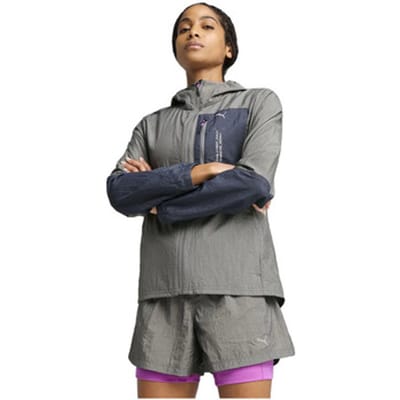 Windjack Puma Veste Seasons Windcell gris avec capuche