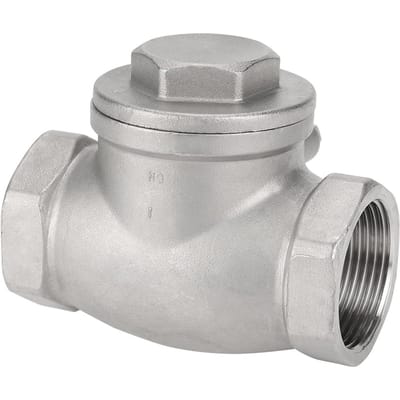 DN32 RVS Eenzijdige Zwaaiklep Binnendraad 200PSI voor Water Olie Gas