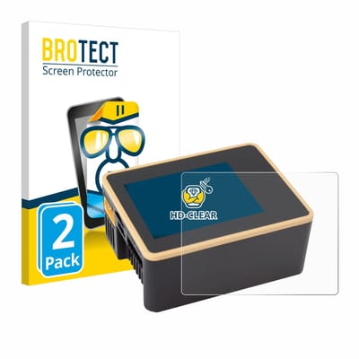 BROTECT - Screenprotector voor Junsi iCharger X6 - Folie Beschermfolie transparant 2 Stuks
