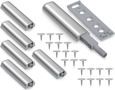 JHUBERS- Drukdeuropener Set - 5 Stuks - Kastdeurdemper - Drukknop - Ladendemper - Fittingen - Rebound Ontwerp - Deuropener