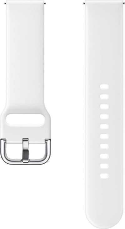 Samsung Siliconen bandje - Samsung Galaxy Watch Active - wit