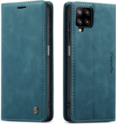CaseMe Hoesje - Geschikt voor Samsung Galaxy A12 Hoesje - CaseMe 013 Book Case - Blauw