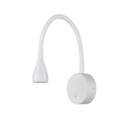 Licht-Erlebnisse - Morgan - LED - Wandlamp - 4100K - 245lm - van - Aluminium acrylglas - in - wit