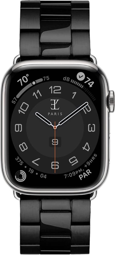 Elysian horlogebandje geschikt voor Apple Watch - Schakelband - 316L Roestvrij Staal - 18mm - Quick Release - Verstelbaar - Series 1/2/3/4/5/6/7/8/9/S/10/11 - Apple Watch Bandje 38/40/41mm