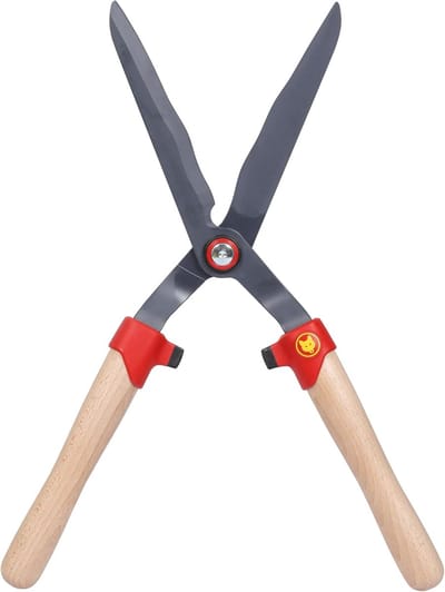 Heggenschaar - Tuinschaar snoeischaar - Snoeien van hagen - Gekartelde rand schokdemping - 60 cm lengte