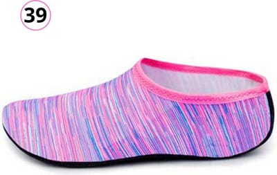 Livano Waterschoenen Voor Kinderen & Volwassenen - Aqua Shoes - Aquaschoenen - Afzwemschoenen - Zwemles Schoenen - Violet - Maat 39