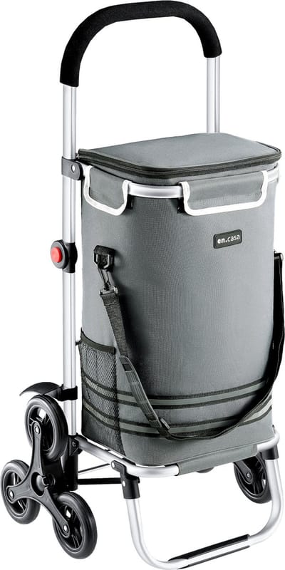 Boodschappentrolley Neef 100x45x36 cm donkergrijs