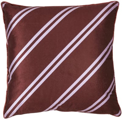 Vtwonen Diagonal Sierkussen - 50x50 cm - Donker Rood
