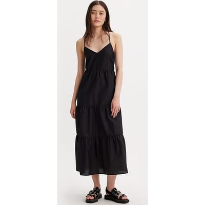 Levi's Maxi Mini Dress Black Size: L | Maxi Dresses Outlet | Dames | Zwart