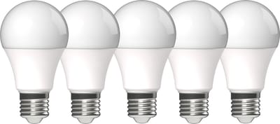 LED's Light LED lampen met grote E27 fitting - Warm wit licht - 8W/60W - 5PACK