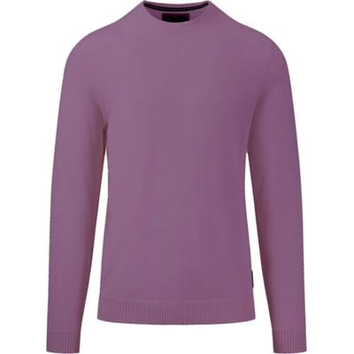 Fynch-Hatton Trui O-Neck Fine Knit Dusty Lavender / male