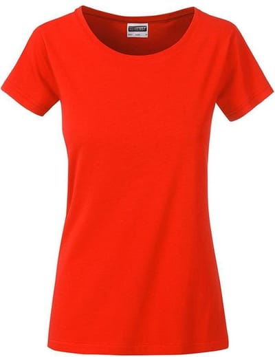 James and Nicholson Dames/dames Basic Organic Katoenen T-Shirt (Grenadine)