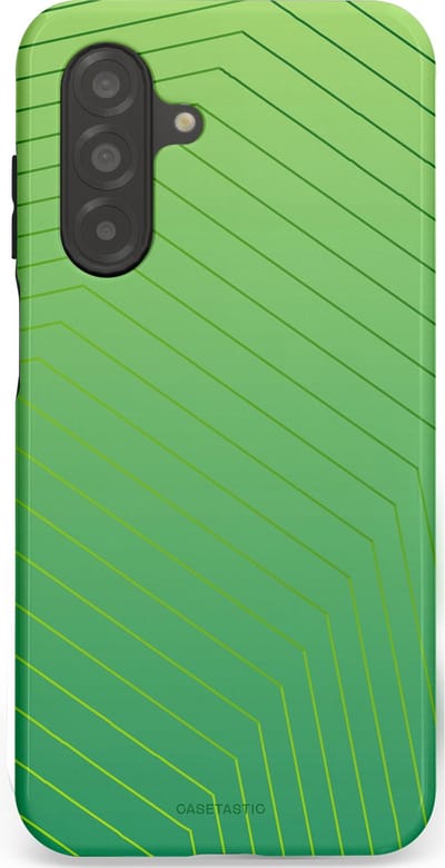 Casetastic Hoesje Geschikt voor Samsung A26 - Stijlvolle Beschermende Duo-layer Case - Neon Groen Net