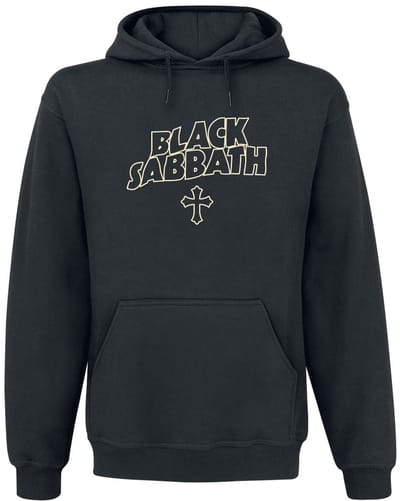 Black Sabbath Vintage Photo Cross Heren Trui met capuchon - zwart - S