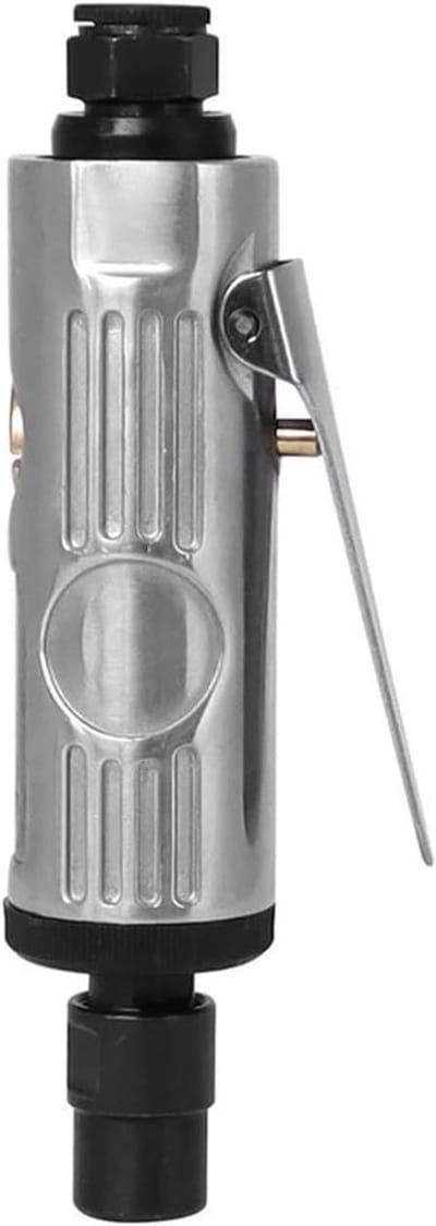 Luchtslijpmachine Set - Graveergereedschap - Precisie Werk - Lichtgewicht Ergonomisch - 3 mm Spantang - Zilverkleurig