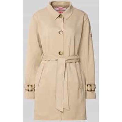 Trenchcoat met ceintuur model 'CORDELIA'