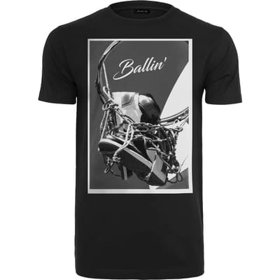 Mister Tee - Ballin 3.0 Heren T-shirt - L - Zwart