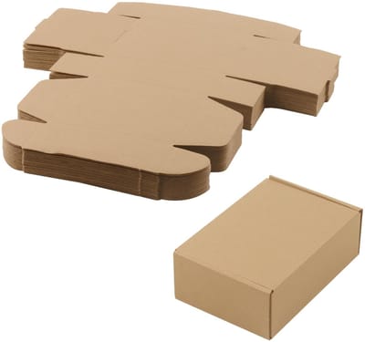 Dailygoods- Verzenddozen 20 Stuks - Kartonnen Verpakking - 15 x 10 x 5 cm - Bruin Golfkarton - Schokbestendig - Beschermend tegen Stof - Verpakkingen