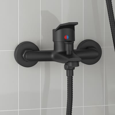 vidaXL - Douchemengkraan - Zwart - G - 1/2 - inches
