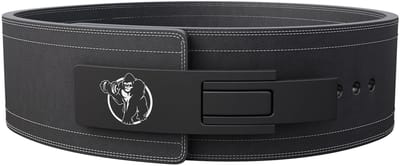 Gorilla Sports Gewichthef riem - Leer - Hefboomsluiting - Maat S