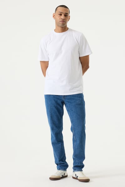 GARCIA Russo Heren Tapered Fit Jeans Blauw