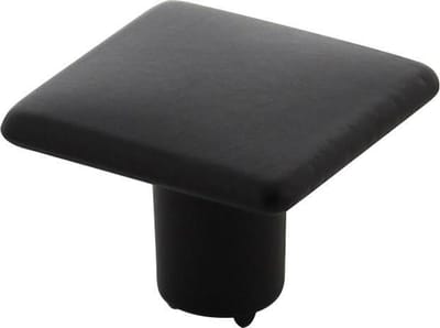 Intersteel Meubelknop vierkant 26 x 26 mm mat zwart