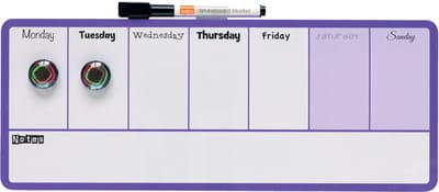 nobo weekplanner, (B)360 x (H)140 mm, violet