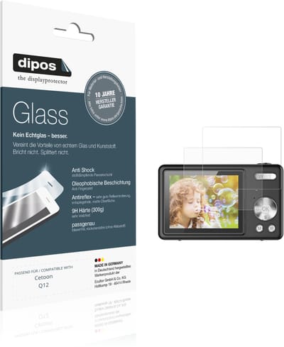 dipos – 2x Matte Pantserfolie geschikt voor Cetoon Q12 | 9H Screenprotector