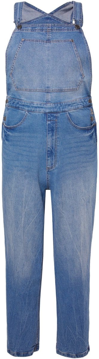 STHUGE - Heren - Jeans-tuinbroek Baggy Fit - Blauw denim - Maat 3XL