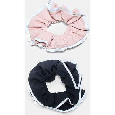Stradivarius Set van 2 sportieve haarelastiekjes  Pastelroze OS