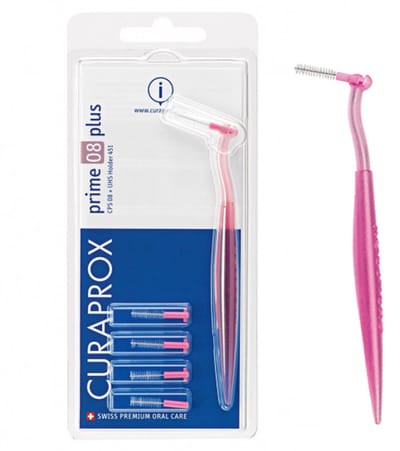 Curaprox Prime Plus 08 met houder - Roze