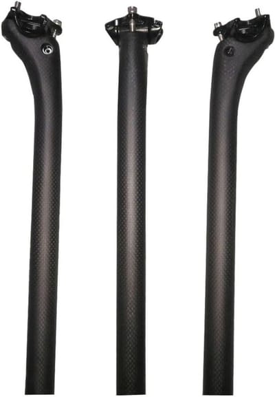 Dailygoods- Zadelpen Ultralicht - Carbon Zadelpen - 27,2/30,8/31,6 mm - 350/400 mm - Vervormingsvrij - Corrosiebestendig - Fietszadel