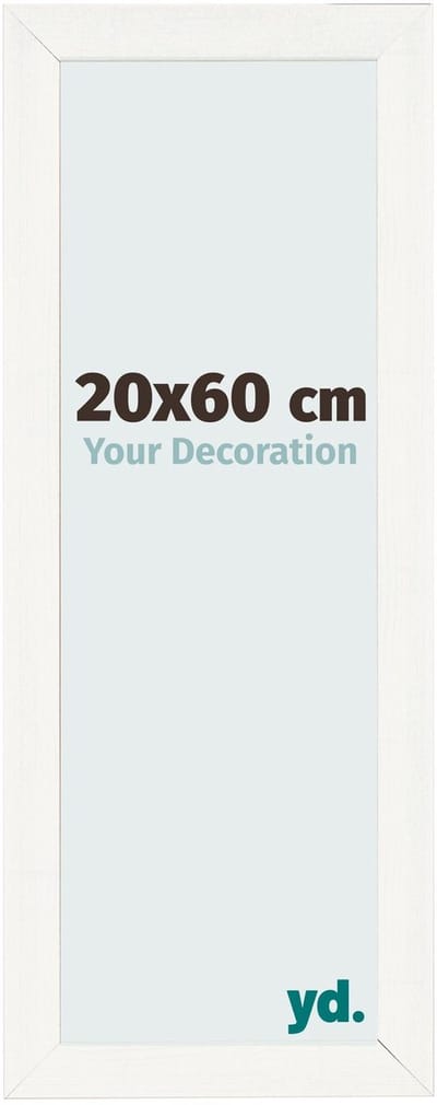 Your Decoration - Fotolijst 20x60 cm - MDF - Wit Geveegd - Pisa