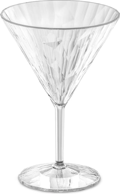 Koziol - Superglas Club No. 12 Cocktailglas 250 ml Set van 6 Stuks - Kunststof - Transparant