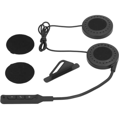 Motorhelm Bluetooth Headset Waterdicht Handvrij Muziek Oproepbediening Bluetooth 5.0 black