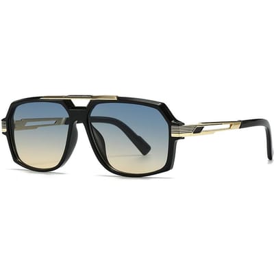Grensoverschrijdende Export Nieuwe Moderne Retro Oversized Montuur Mannen Zonnebril Ins Stijl Straatfotografie Groot Inkt Lh268