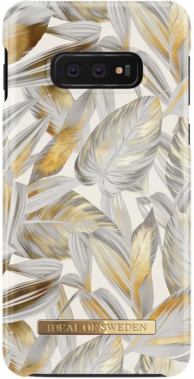 iDeal of Sweden Samsung Galaxy S10E Fashion Hoesje Platinum Leaves