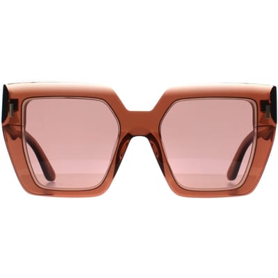 Calvin Klein Vierkant Dames Transparant Donkerbruin Bourgondië CK23502S